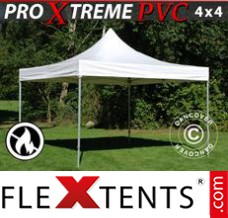 Reklamtält FleXtents Xtreme Heavy Duty 4x4m, Vit
